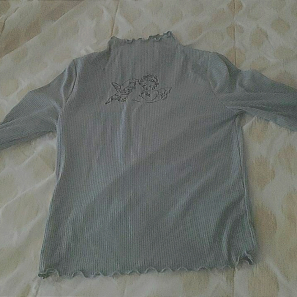 Grey angel shirt
